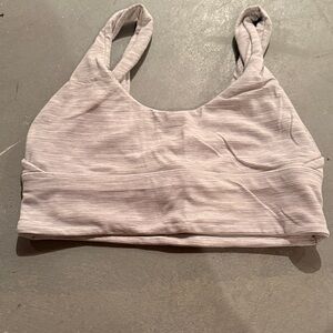 lululemon athletica Light Gray Sports Bra